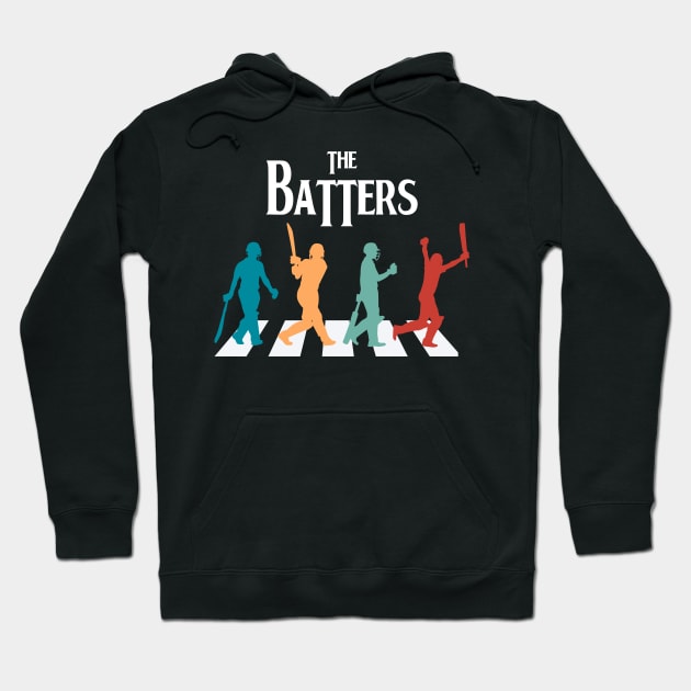 Cricket Batsmen, The Batters Hoodie by Teessential